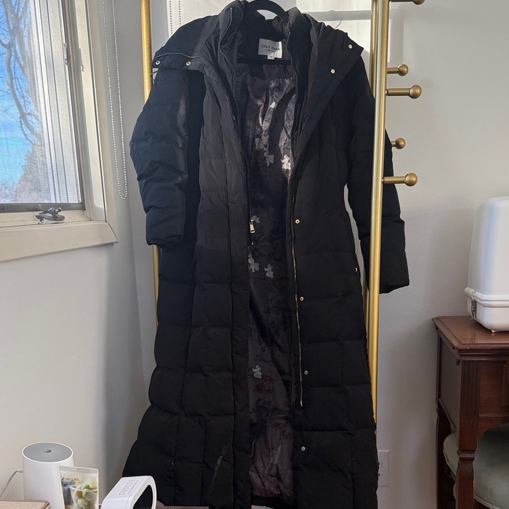 Calvin Klein Black Quilted Puffer Coat